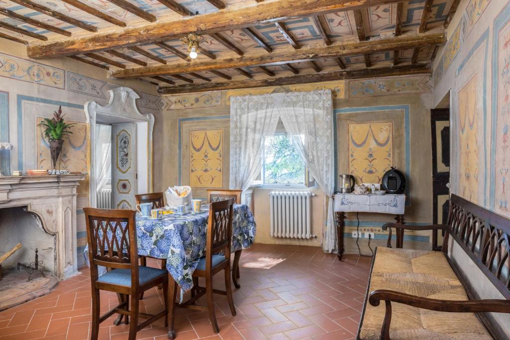 Posezení v ubytování Villa Pandolfi Elmi