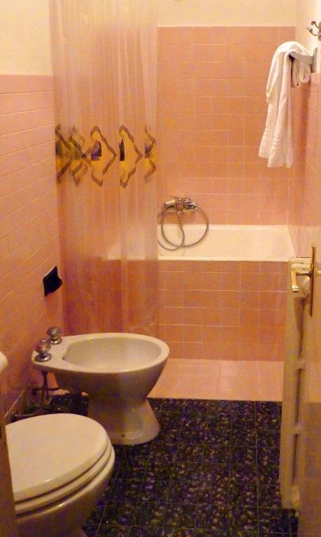 Koupelna v ubytování Hotel Giardinetto