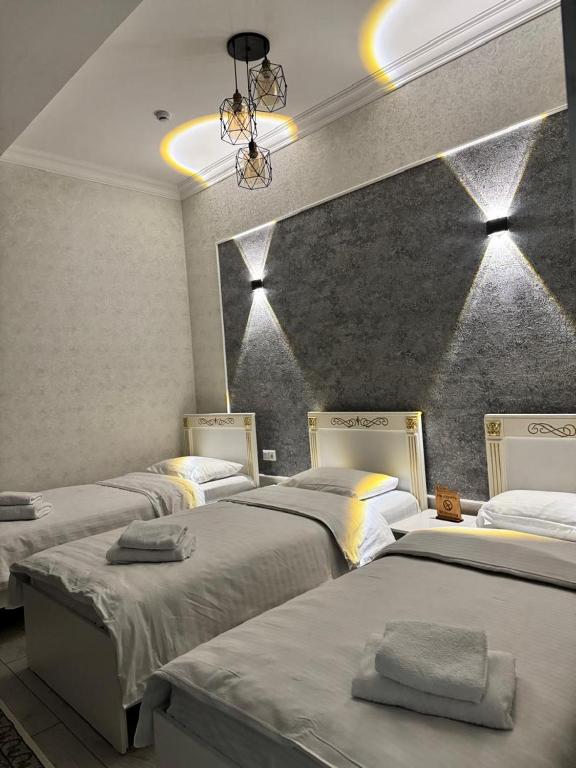 Postel nebo postele na pokoji v ubytování Аргымак