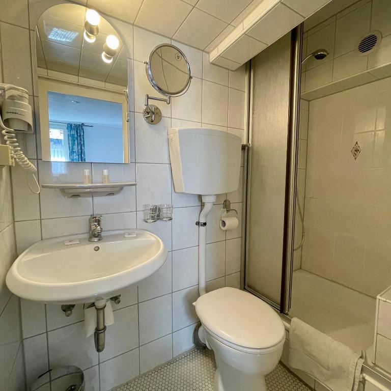 Hotel Gasthof Inselgraben garni - Doppelzimmer (Deckenhöhe 2 Meter) Mit Eigenem Bad