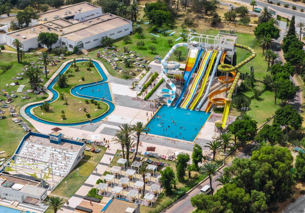 an aerial view of a water park at One Resort Aqua Park in Monastir