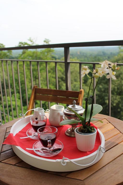 A balcony or terrace at La Piccola Corte Malpensa, 8 minuti d'auto