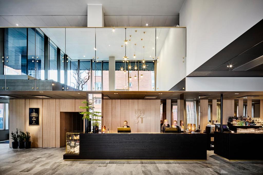 Posezení v ubytování KUST Hotell & SPA