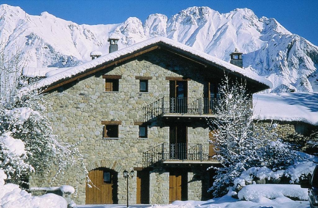 Hotel Casa Cornel during the winter