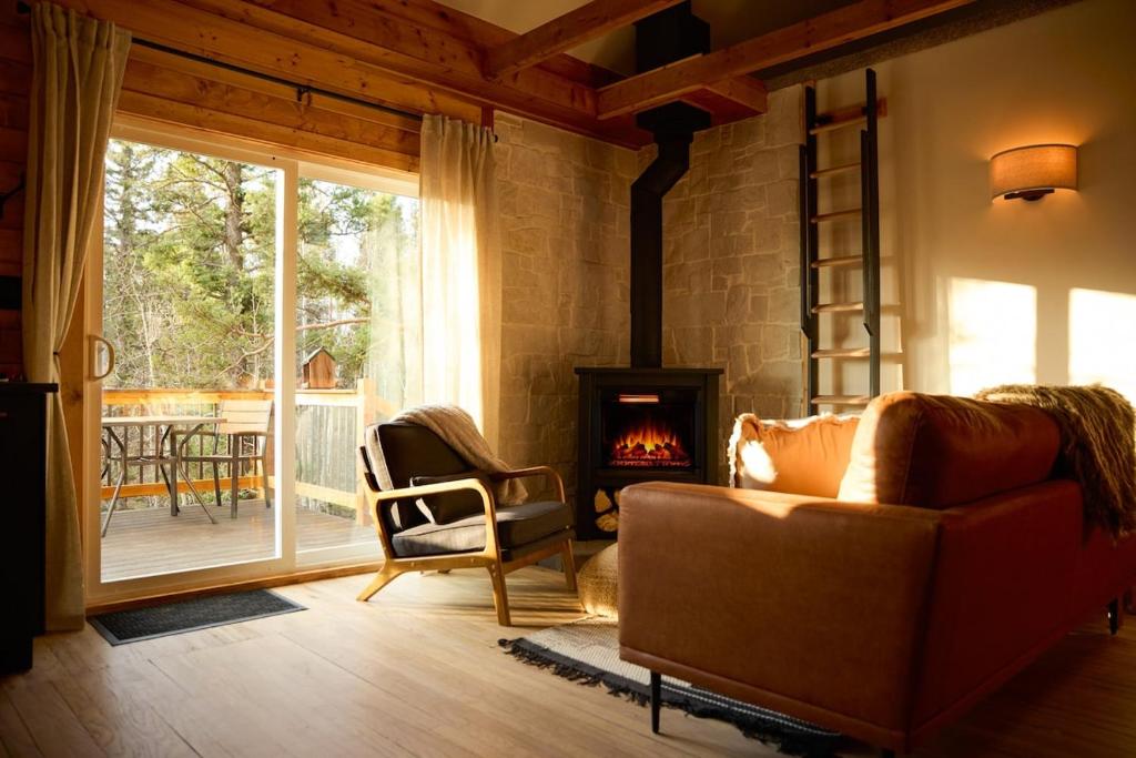 Mountain Modern log Cabin, Deck, Hot Tub and Firepit, Florissant ...