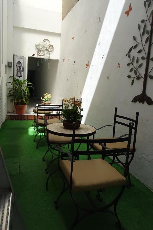 Posezení v ubytování Aparthotel Siete 32
