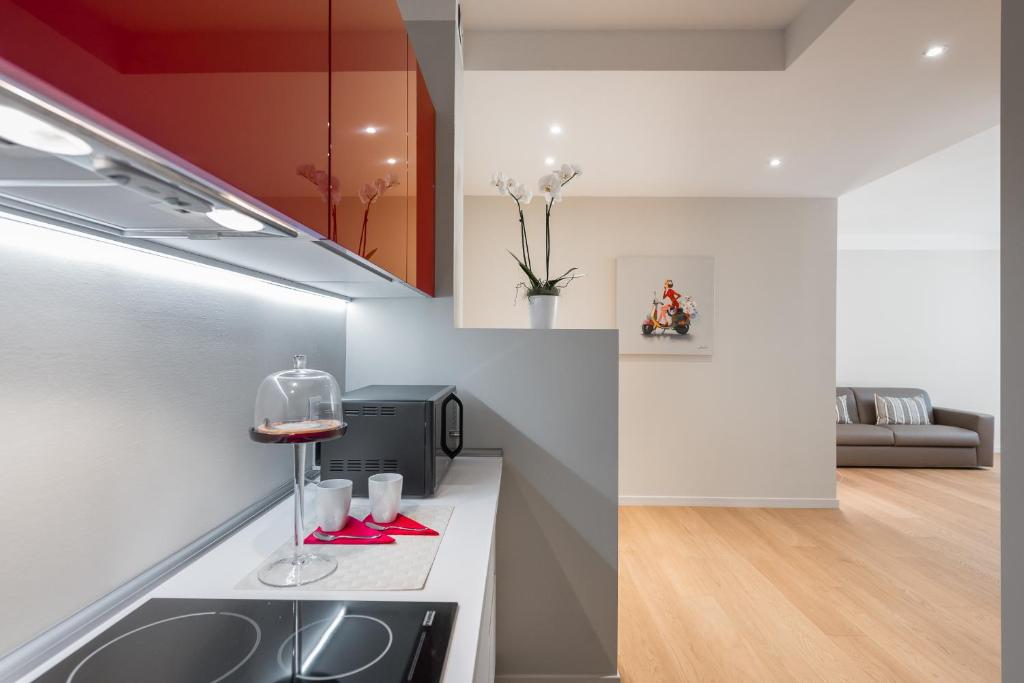 Kuchyňa alebo kuchynka v ubytovaní Flats4rent