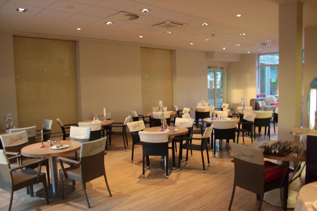 Restaurace v ubytování Wellness Apartments in Velence