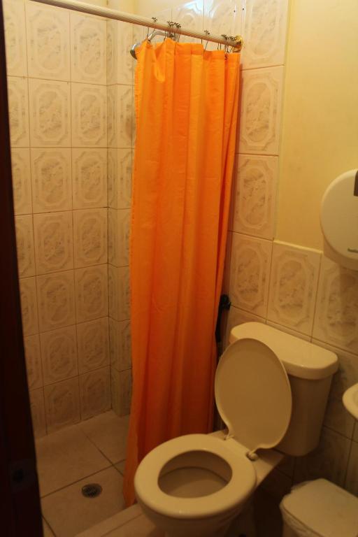 Koupelna v ubytování Hostal Rosa Mar