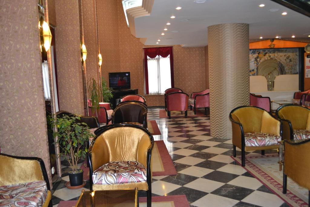 Телевізор і / або розважальний центр в Tayhan Hotel
