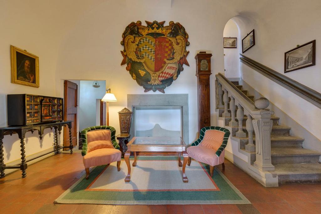 Część wypoczynkowa w obiekcie Villa Le Barone