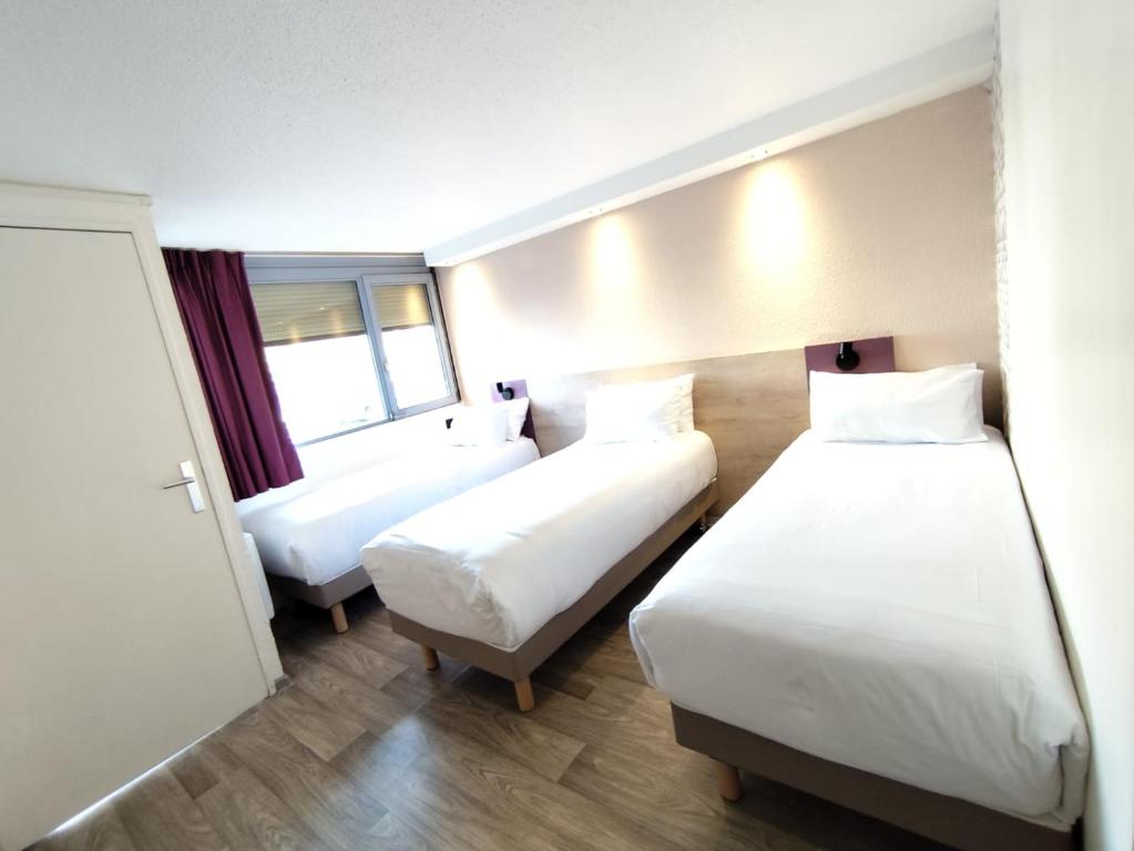 Kyriad Meaux Sud Nanteuil Les Meaux - Habitación Triple - 3 Camas Individuales