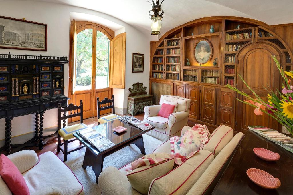 Część wypoczynkowa w obiekcie Villa Le Barone