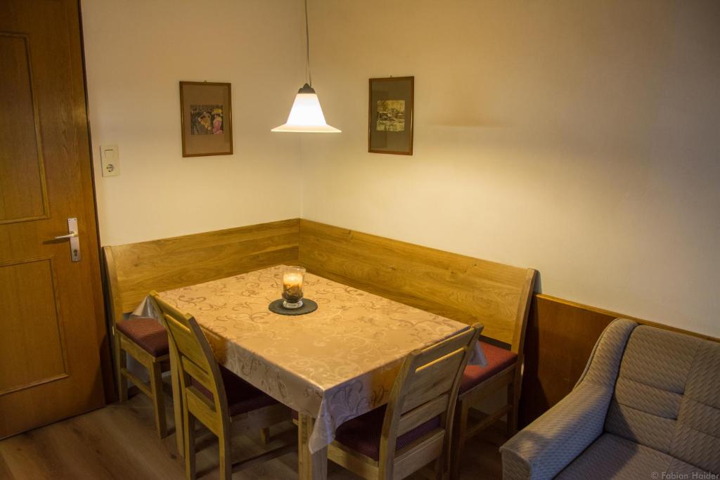 Posezení v ubytování Haus Kristall