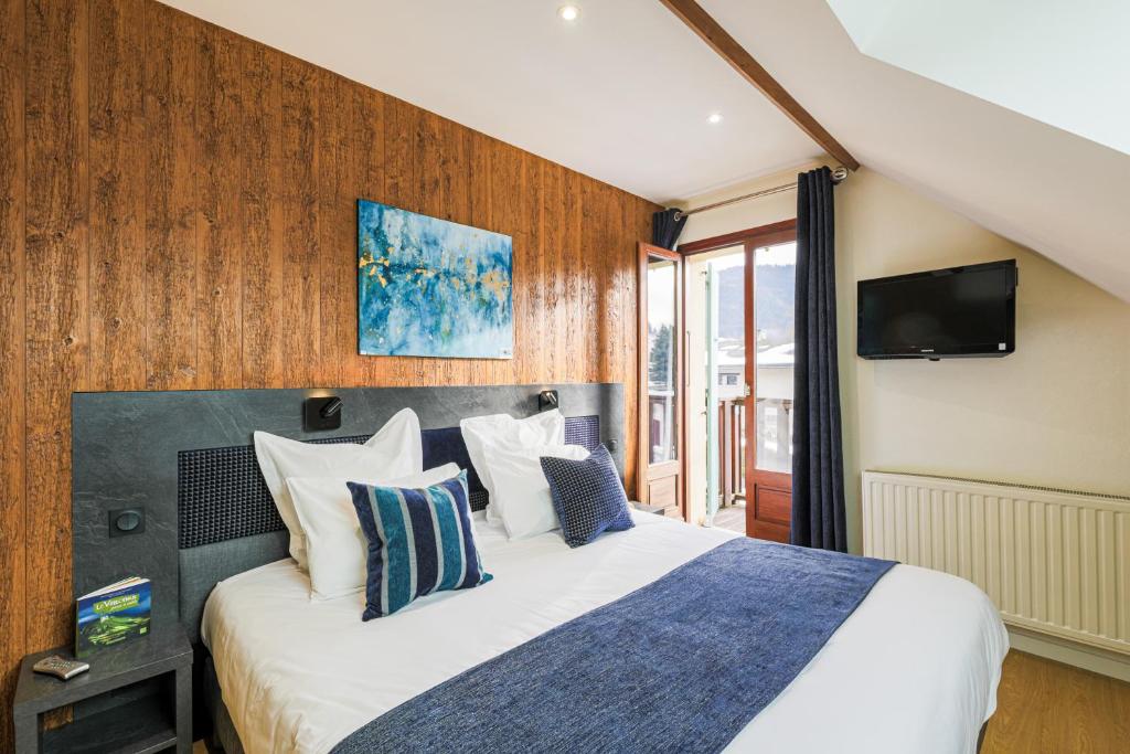 Hôtel Restaurant Les Tilleuls et son espace détente - Junior Suite Mit Balkon