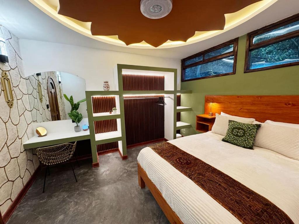Katil atau katil-katil dalam bilik di Tree Top Apartment
