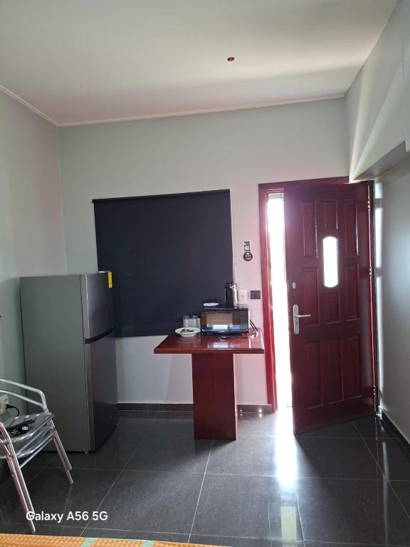 Dapur atau dapur kecil di Studio de Vuurtoren
