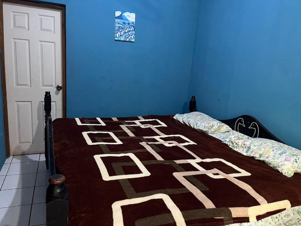 Llit o llits en una habitació de Chico's Cabañas