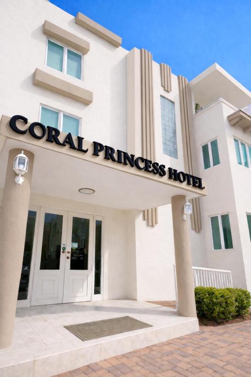 a building with a sign that reads coral princess hotel at Coral Princess Hotel in San Juan