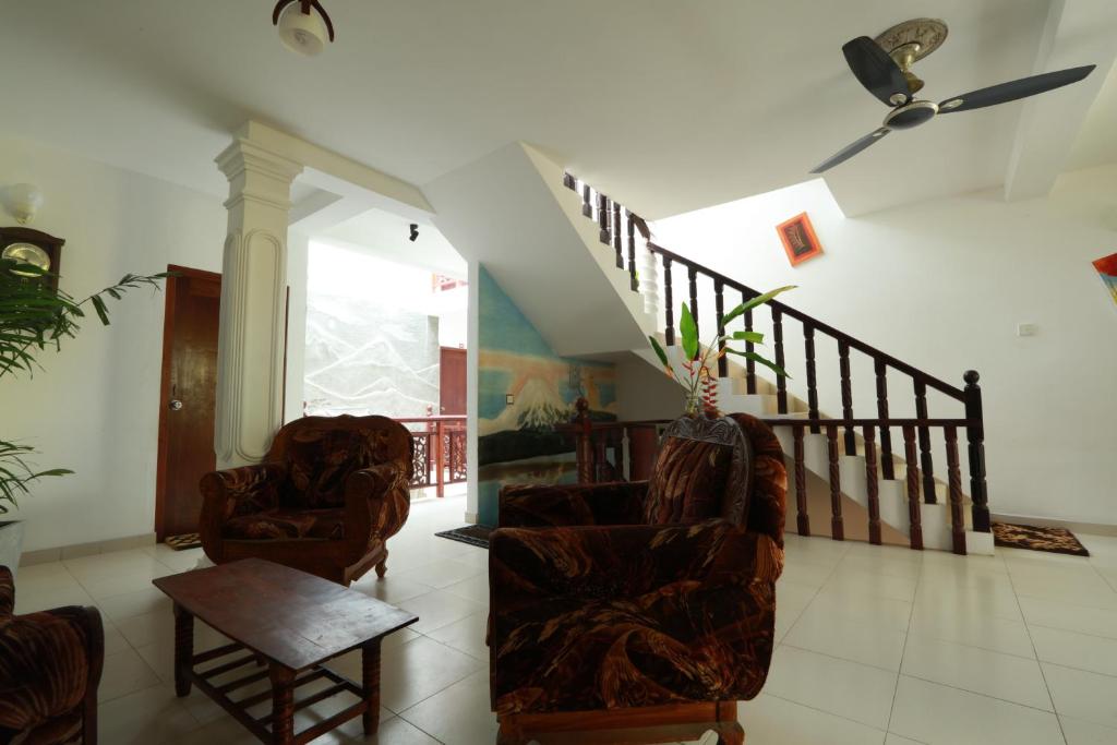 Posezení v ubytování Flamingo Guest house
