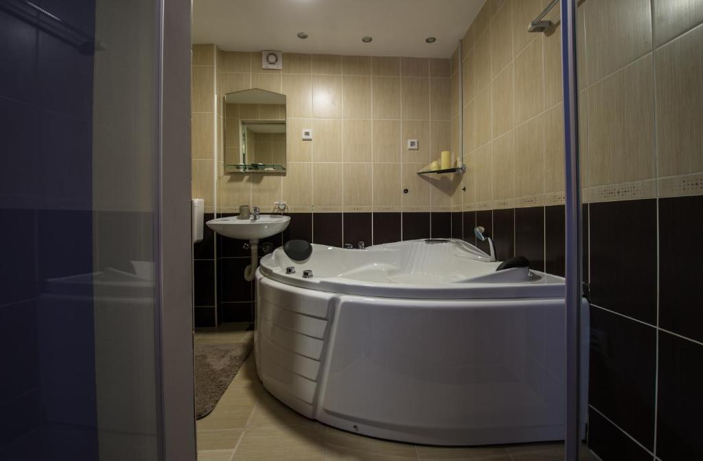 Koupelna v ubytování Hostel S