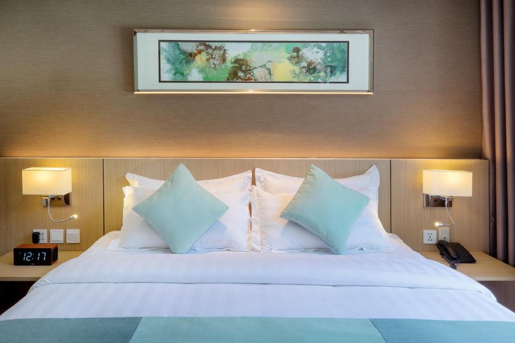 Postel nebo postele na pokoji v ubytování Watergate Boutique Hotel