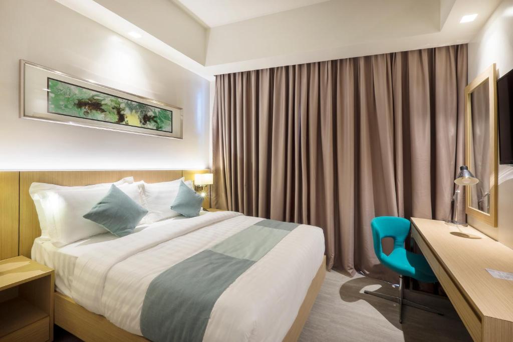 Postel nebo postele na pokoji v ubytování Watergate Boutique Hotel