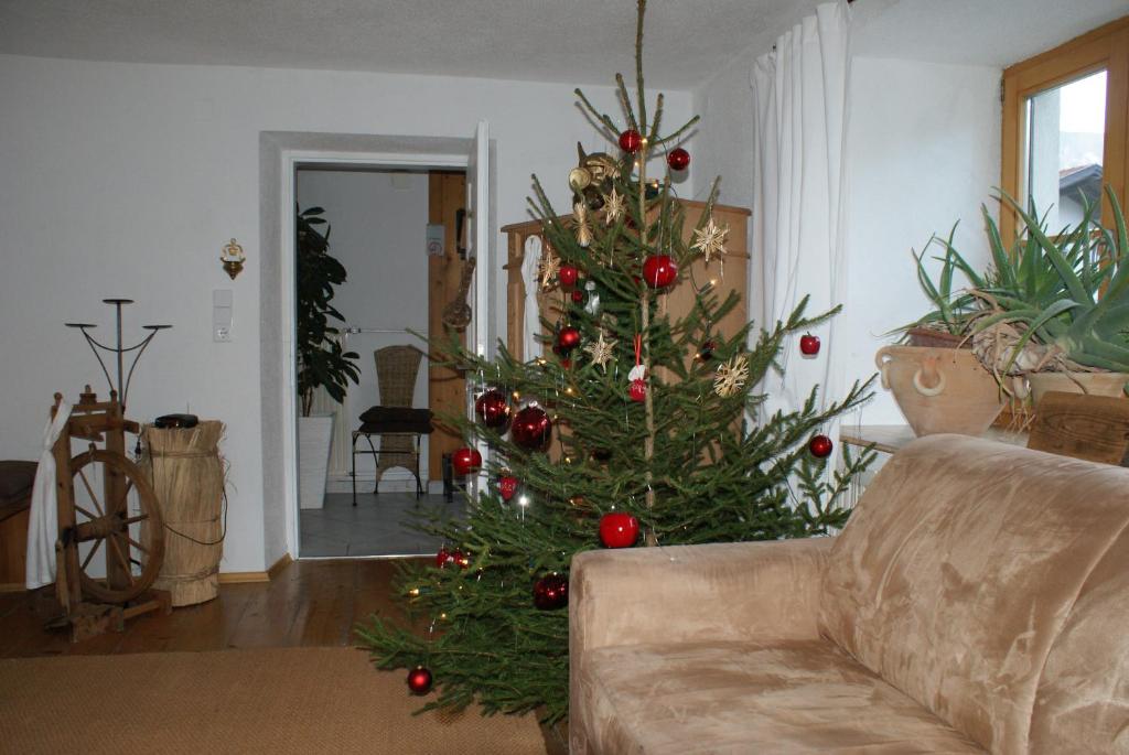 Posezení v ubytování Ferienwohnung Parth