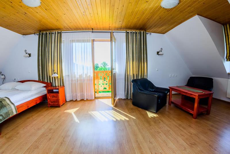 Posteľ alebo postele v izbe v ubytovaní Dom Chata Kowala