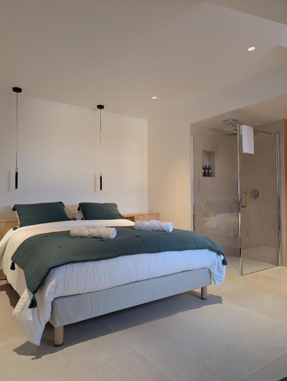 Les Hôtes des Maillets - Habitación Doble Con Baño Privado