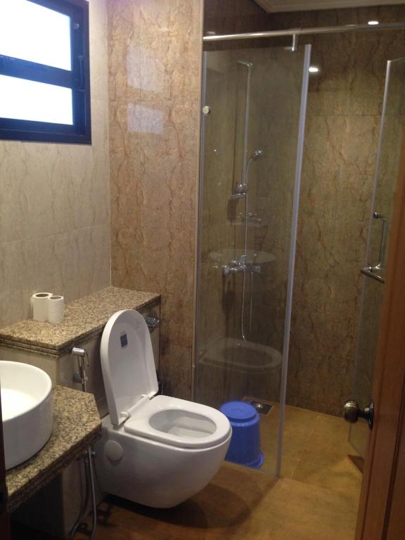 Koupelna v ubytování Studio and One bedroom Apartment in Riviera Sapphire, Siolim
