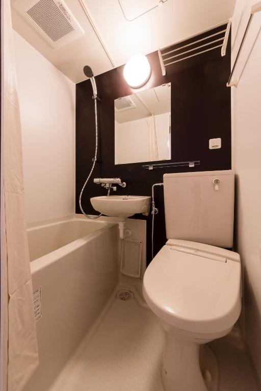 Koupelna v ubytování SARASA HOTEL Namba