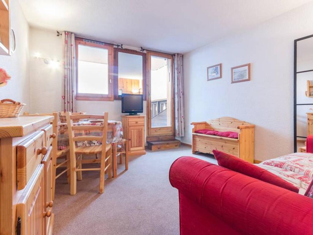 Appartement fonctionnel au centre avec balcon à La Plagne
