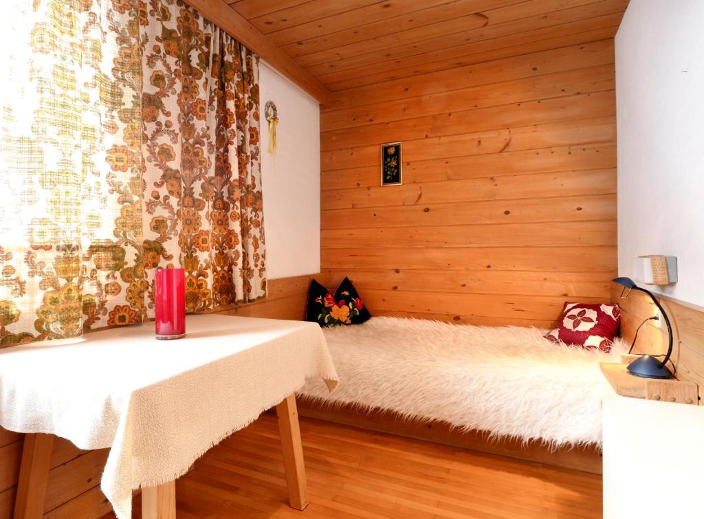 Postel nebo postele na pokoji v ubytování Haus Mitterrutzner