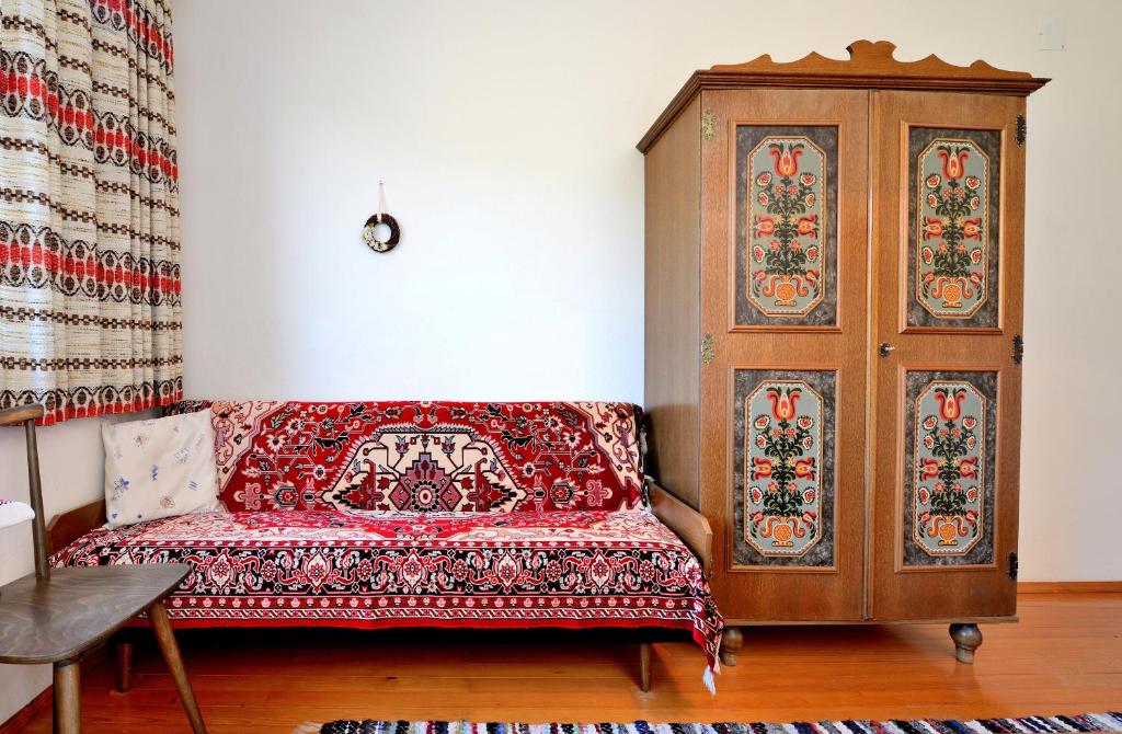 Postel nebo postele na pokoji v ubytování Haus Mitterrutzner