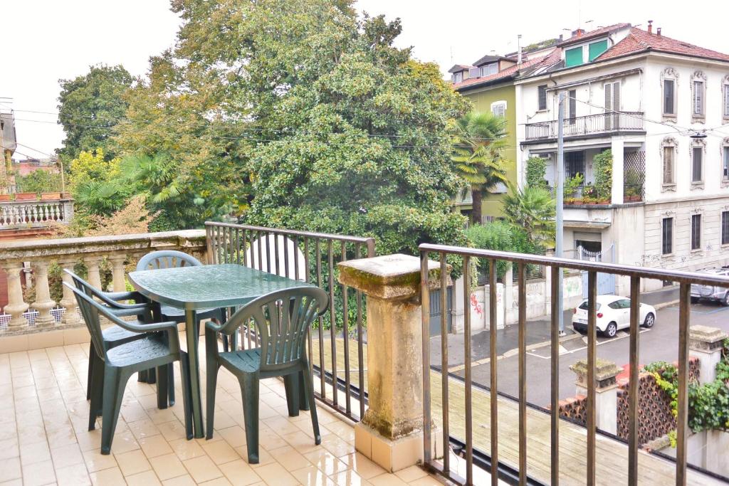 Balkón nebo terasa v ubytování Hotel Trentina