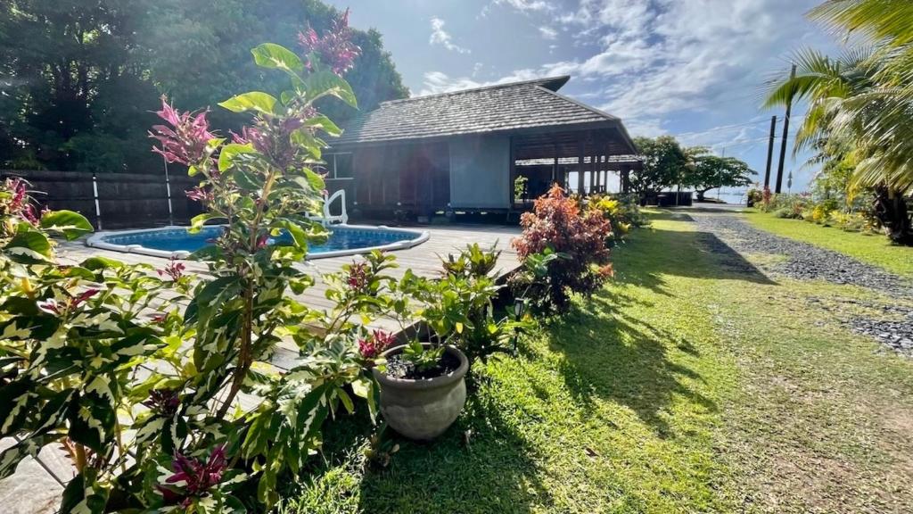 Lodge ORION - Coté Piscine - photo 7 - Raiatea, Polynésie