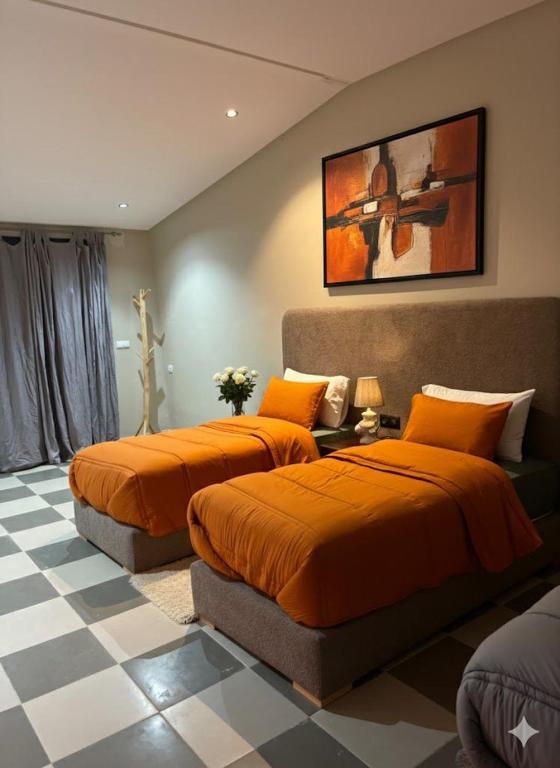 Prostor za sedenje u objektu bourrous luxury camp