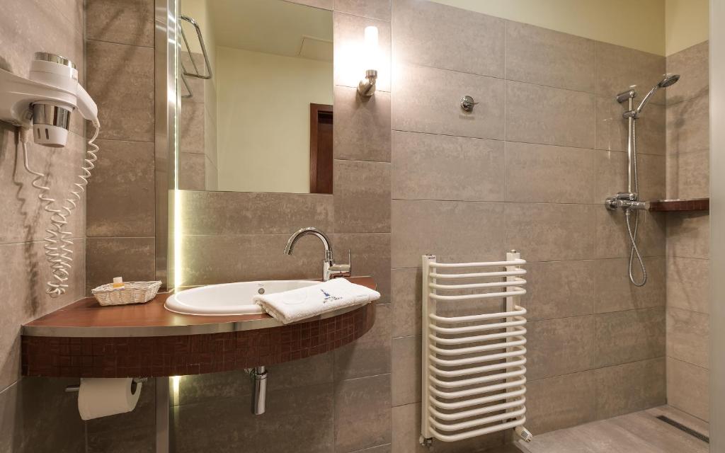 Kúpeľňa v ubytovaní Hotel Wit Stwosz