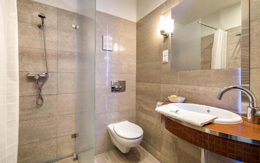 Kúpeľňa v ubytovaní Hotel Wit Stwosz