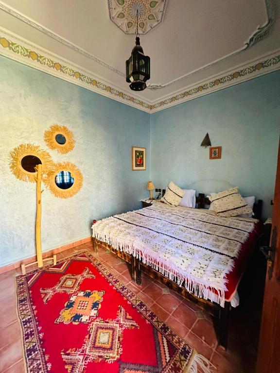 Riad Soleil du Monde - Chambre Double Avec Balcon