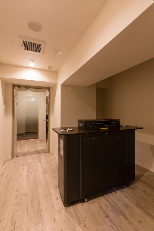 Kuchyň nebo kuchyňský kout v ubytování SARASA HOTEL Namba