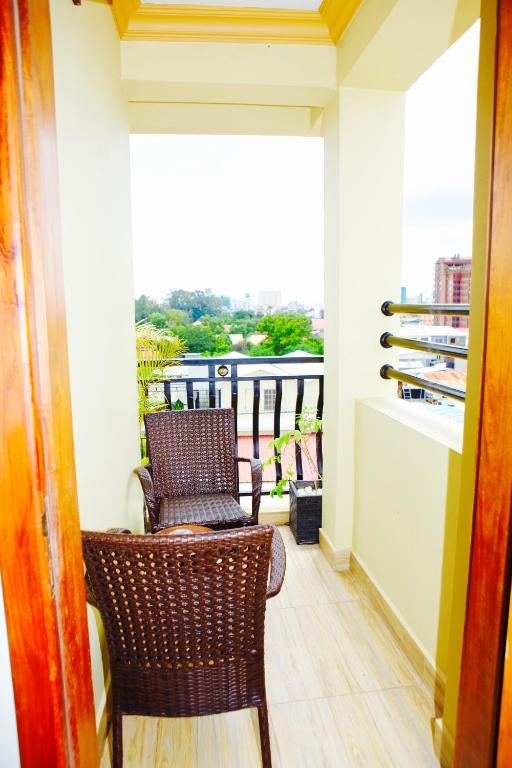 Balkón nebo terasa v ubytování Dynsey Boutique Hotel