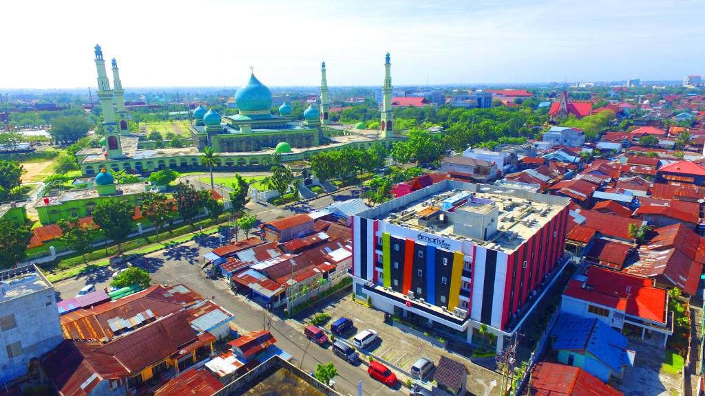 Nespecifikovaný výhled na destinaci Pekanbaru nebo výhled na město při pohledu z hotelu