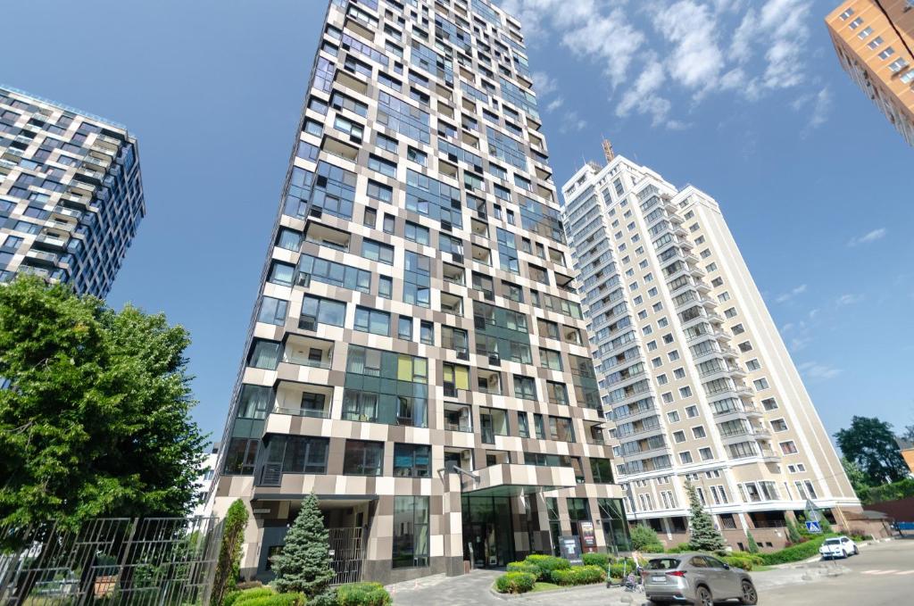 10-77 Tetris, Dilova 1-2, Kyiv centre, Olimpiiska metro nearby, 15 kW backup power, Petrovdim Apartment фото 6