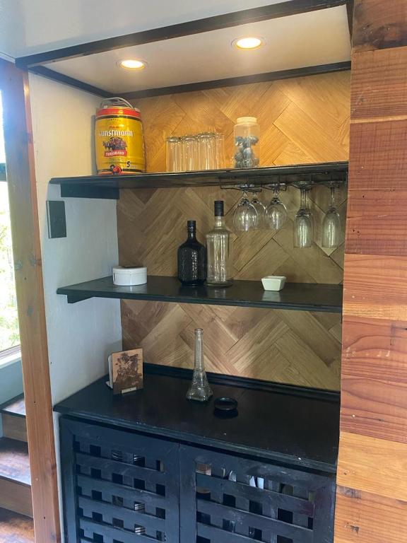 Natures Balcony Reclaimed Wood Cabin with Villarrica Volcano and Majestic Peak Views