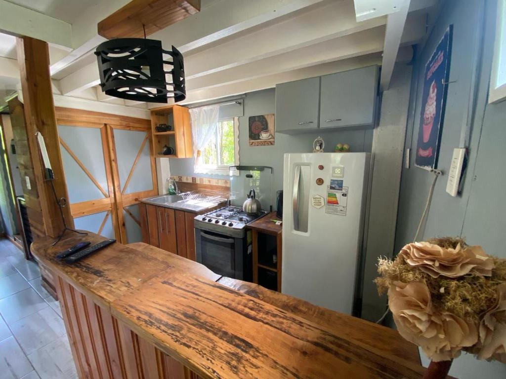 Natures Balcony Reclaimed Wood Cabin with Villarrica Volcano and Majestic Peak Views