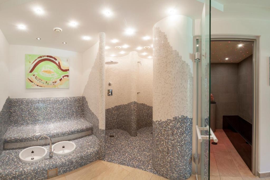 Posezení v ubytování Alpenhotel Badmeister
