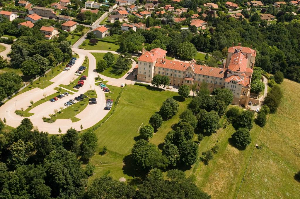Letecký snímek ubytování Domaine Lyon Saint Joseph