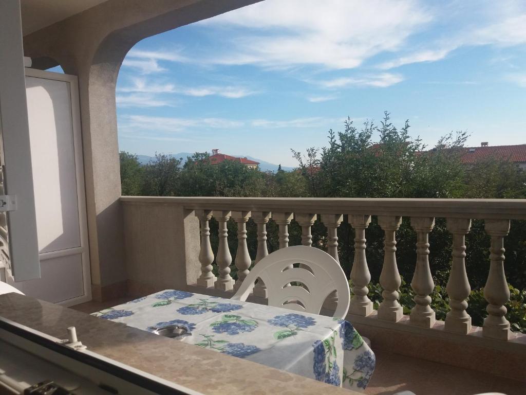 Balkón alebo terasa v ubytovaní Apartments Cajic